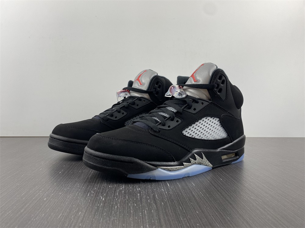 【free shipping!!!】Air Jordan 5 Retro Black Metallic