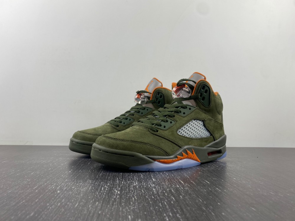 (free shipping)Air Jordan 5 “Olive” 2024 Release Info