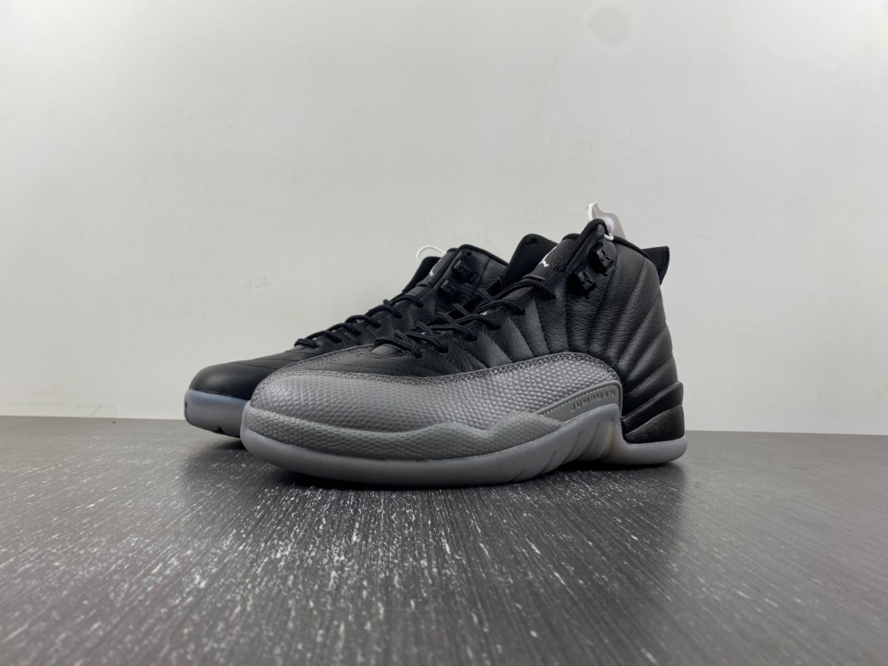 (free shipping)Air Jordan 12 “BlackWolf Grey”