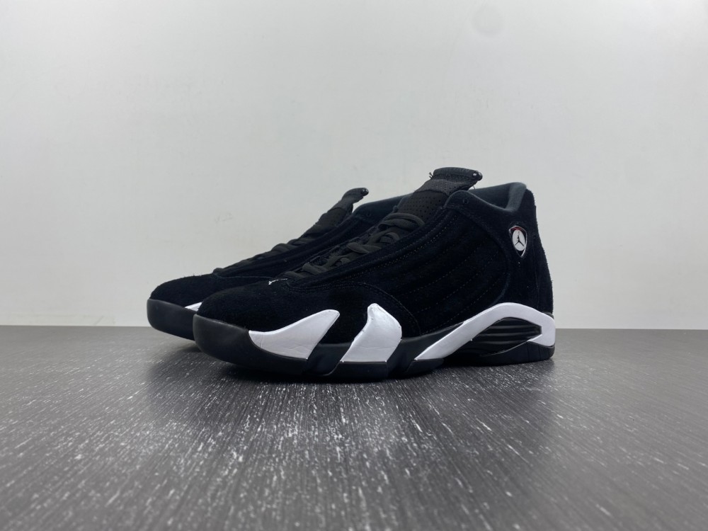 (free shipping) Air Jordan 14 “BlackWhiteUniversity Red”