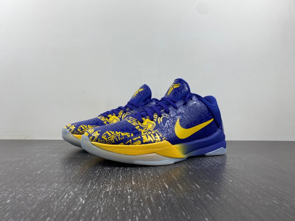(free shipping) Nike Kobe 5 Protro “5 Rings”