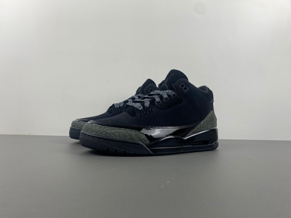 (free shipping)Air Jordan 3 “black cat”