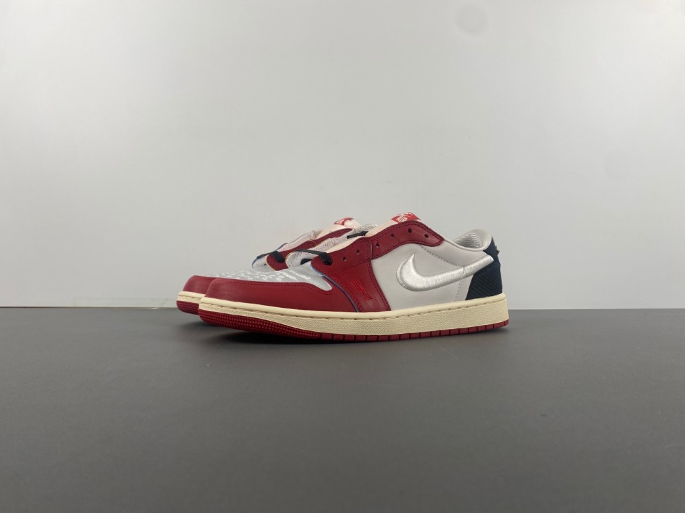 (free shipping)Trophy Room x Air Jordan 1 Low OG “Rookie Card Home”